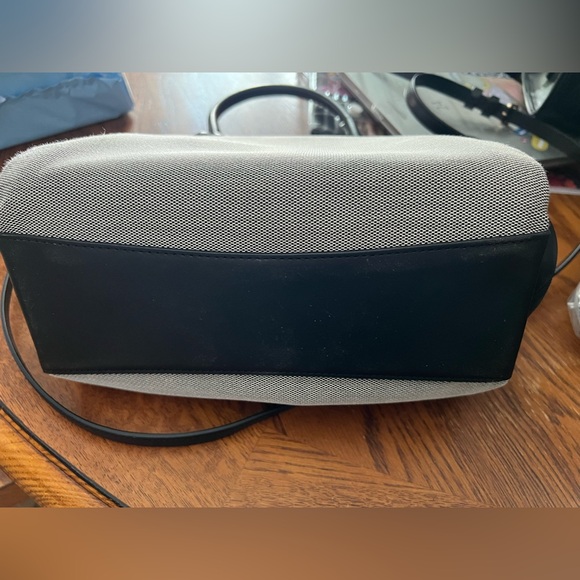 New Coach Women's Elise Horse Carriage Jacquard Satchel Black - Picture 4 of 9